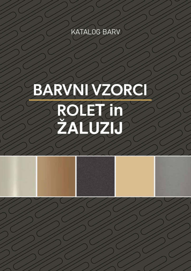 BARVNI VZORCI ROLET IN ZALUZIJ